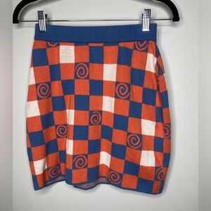New Pacsun Another Girl Organic Checkerboard Swirl Skirt 100% organic cotton